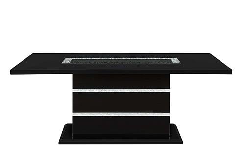 Monaco Black Dining Table by Global Furniture