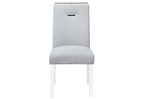 Monaco Grey/White Dining Chair by Global Furniture