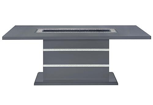 Monaco Dark Grey Dining Table by Global Furniture