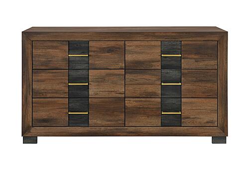 Optimus Brown/Black Dresser by Global Furniture