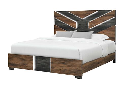 Optimus Brown/Black Full Bed Group by Global Furniture