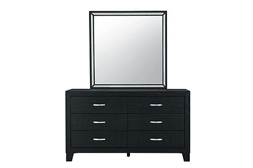 Reid Black Mirror by Global Furniture