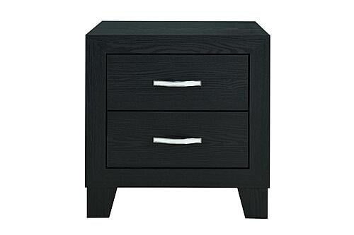 Reid Black Nightstand by Global Furniture