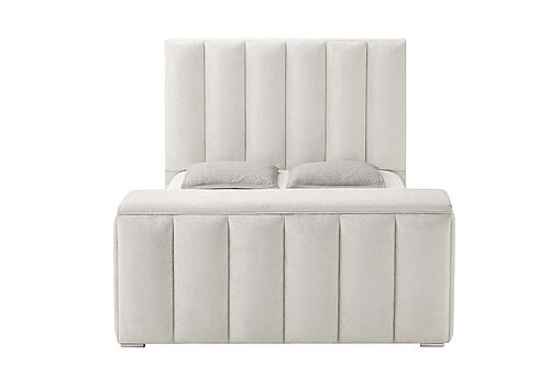 Serenity Crema King Bed w/Speaker, TV Lift & Fireplace by Global Furniture