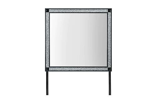 Soleil Charcoal Mirror by Global Furniture
