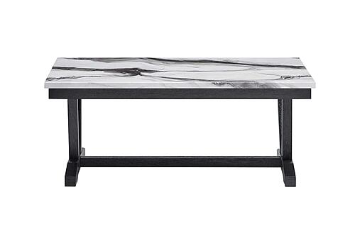 T1319 Black/White Coffee Table by Global Furniture