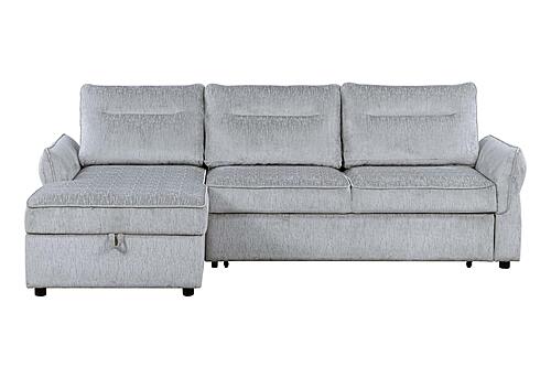 U0301 Grey Pull Out Sofa Bed by Global Furniture