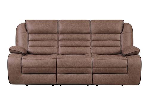 U2250 Brown Reclining Sofa/Console Reclining Loveseat/Glider Recliner by Global Furniture