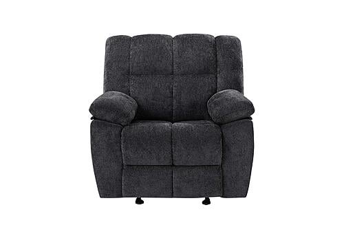 U6000 Black Glider Recliner by Global Furniture