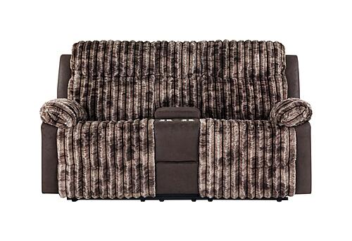 U6028 Brown Console Reclining Loveseat by Global Furniture