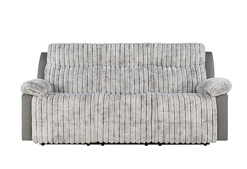 U6028 Grey Reclining Sofa/Console Reclining Loveseat by Global Furniture