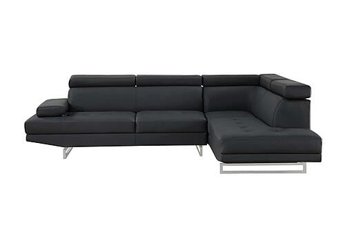 U9784 Black Right Arm Facing Sectional by Global Furniture