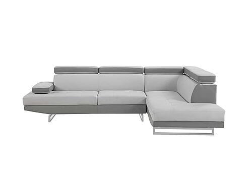 U9784 Light Grey/ Dark Grey Right Arm Facing Sectional by Global Furniture