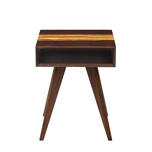 Azara Tiger End Table - Sable by Greenington