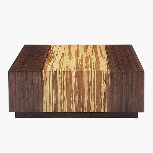 Azara Cube Bamboo Coffee Table - Sable by Greenington
