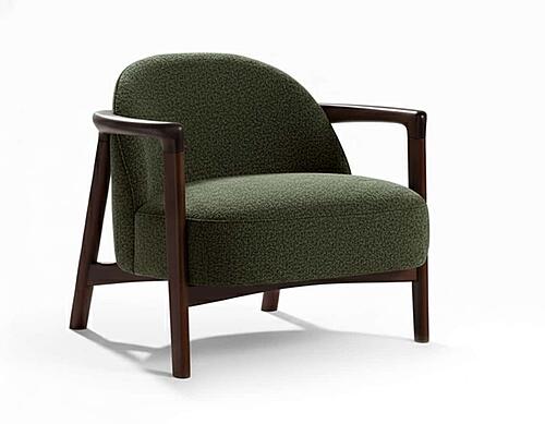 Skylar Arm Chair - Forest Fabric by Greenington