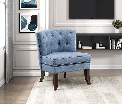 Melrose Accent Chair - Blue by Homelegance