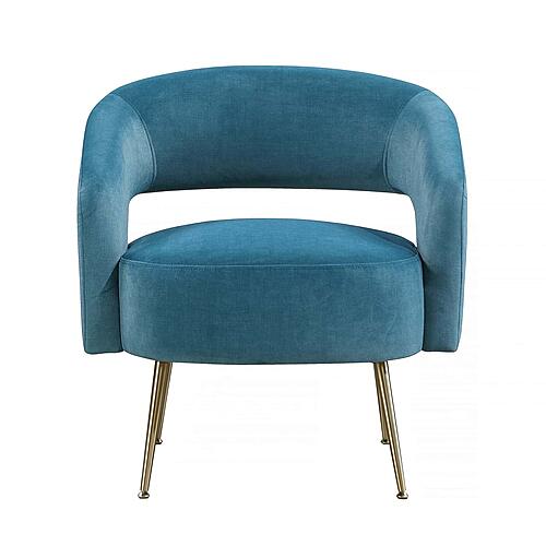 Roslyn Accent Chair - Dark Teal by Homelegance