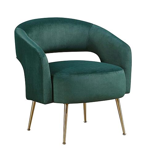 Roslyn Accent Chair - Dark Geen by Homelegance