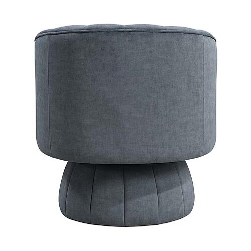 Bristol Swivel Chair - Dark Gray by Homelegance