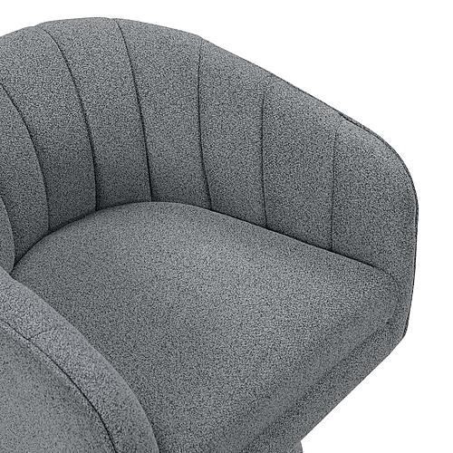 Eve Swivel Chair - Dark Gray by Homelegance