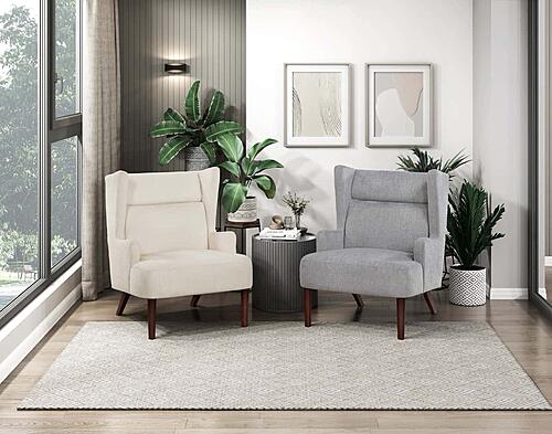 Alden Accent Chair - Beige by Homelegance