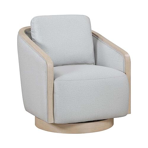 Hugo Swivel Chair - Gray by Homelegance