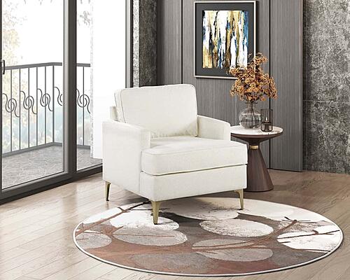 Colette Accent Chair - Beige by Homelegance