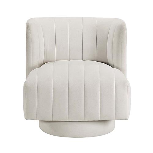 Joyce Swivel Chair - Beige by Homelegance