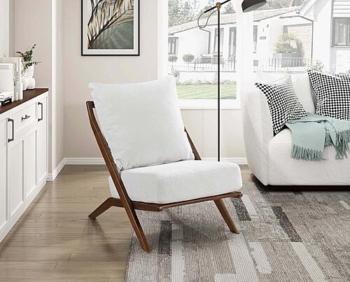 Audrey Accent Chair - Beige by Homelegance