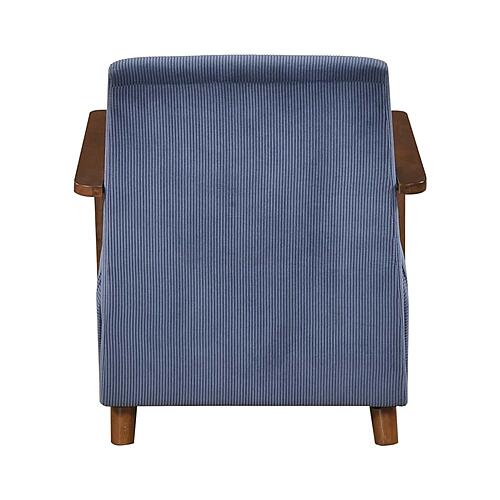 Ezra Accent Chair - Blue by Homelegance