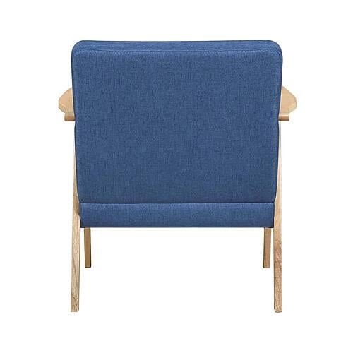 Omara Accent Chair - Blue & Natural by Homelegance