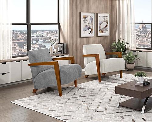 Odessa Accent Chair - Beige by Homelegance