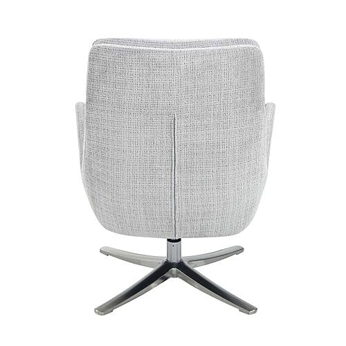 Parker Swivel Chair w/Ottoman - Gray by Homelegance