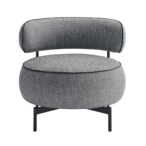 1173GY-1  Swivel Chair - Gray by Homelegance