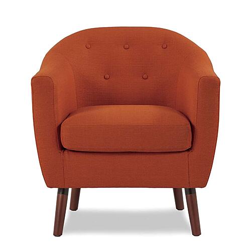 Lucille Accent Chair - Orange by Homelegance