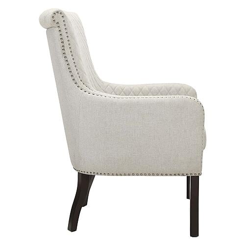 Avalon Quilted Accent Chair - Beige by Homelegance
