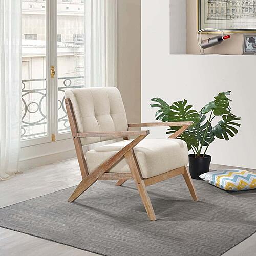 Ollen Accent Chair - Sand by Homelegance