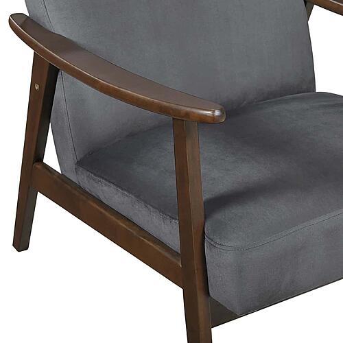 Landers Accent Chair - Dark Gray by Homelegance