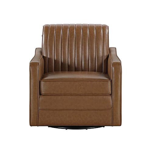 November Swivel Chair - Brown by Homelegance