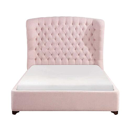 Cameo Eastern King Bed - Pink by Homelegance