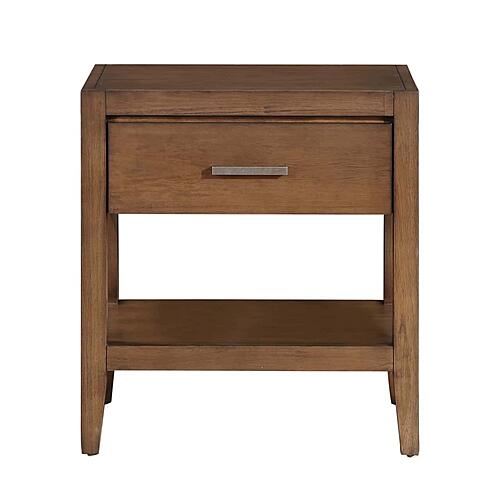 Evans Nightstand - Light Brown by Homelegance