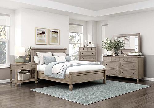 Marceline Nightstand - Gray Oak by Homelegance