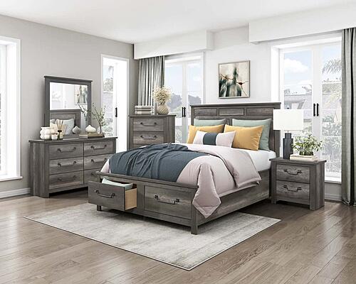 Lenior Nightstand - Gray by Homelegance
