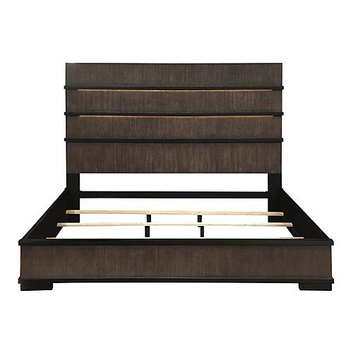 Acworth 5pc Queen Bedroom Set  - Brownish Gray by Homelegance