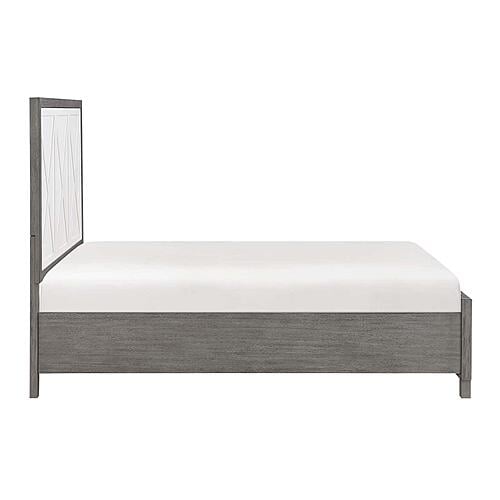 Rowan 5pc Queen Bedroom Set  - Ivory & Gray by Homelegance