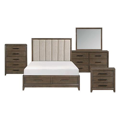 Cambridge 5pc Queen Bedroom Set  - Flaxen by Homelegance