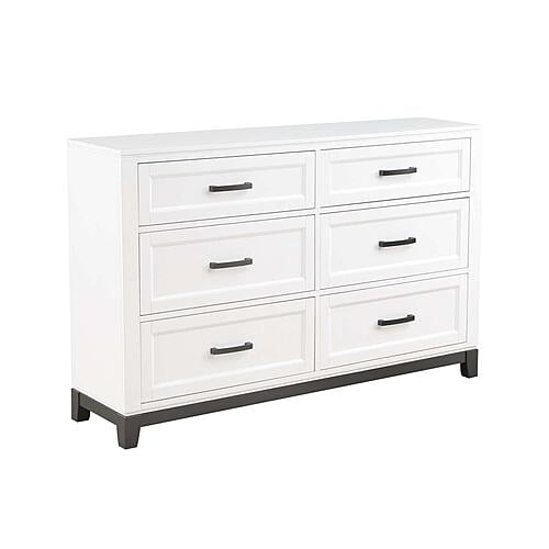 Garretson 5pc Queen Bedroom Set  - White & Metallic Gray by Homelegance