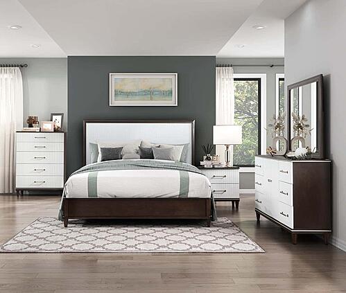Niles Dresser - White & Cherry by Homelegance