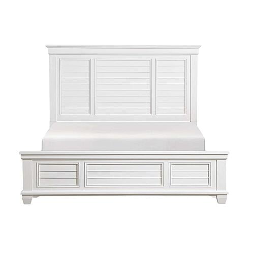Mackinac 5pc Queen Bedroom Set  - White  by Homelegance